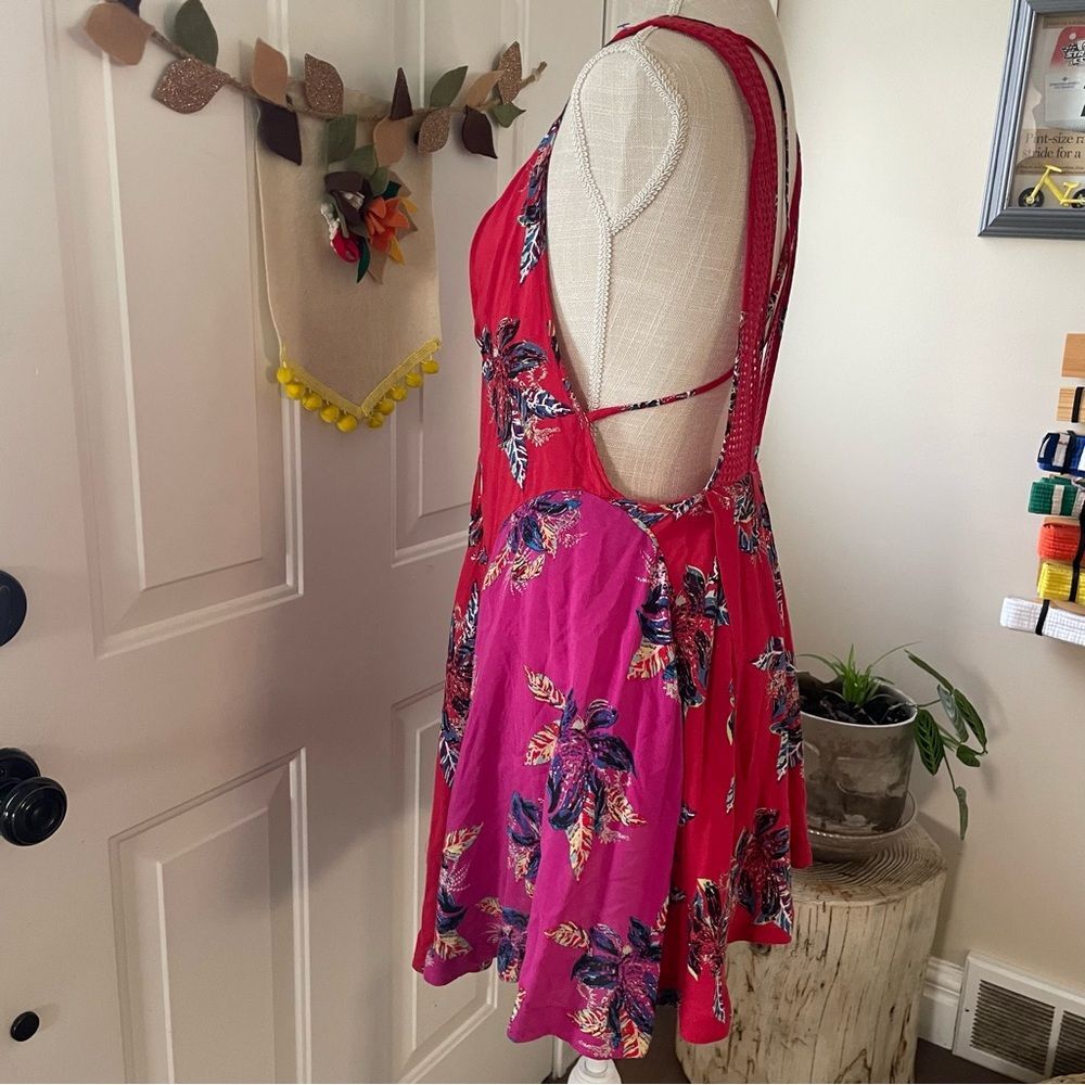 Free People Thought It Was A Dream Printed Mini Dress (Size S) - Picture 9 of 14